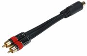 RCA Female to 2-RCA Male Digital Coaxial Splitter Adapter -0