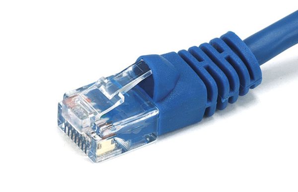 12M 24AWG Cat6 550MHz UTP Ethernet Bare Copper Network Cable - Blue-1393