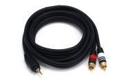 1.8M (6ft) Premium 3.5mm Stereo Male to 2RCA Male-0