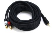 4.5M (15ft) Premium 3.5mm Stereo Male to 2RCA Male -0