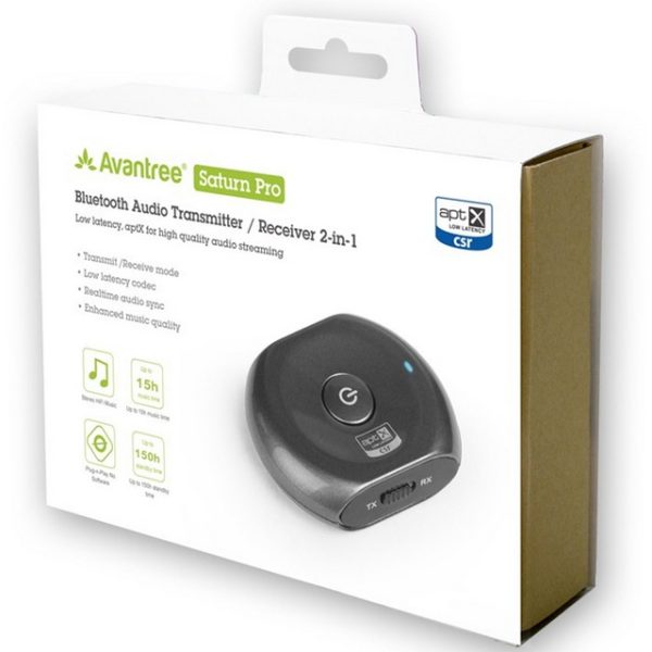 Avantree Saturn Pro Low latency Wireless receiver and transmitter 2-in-1
