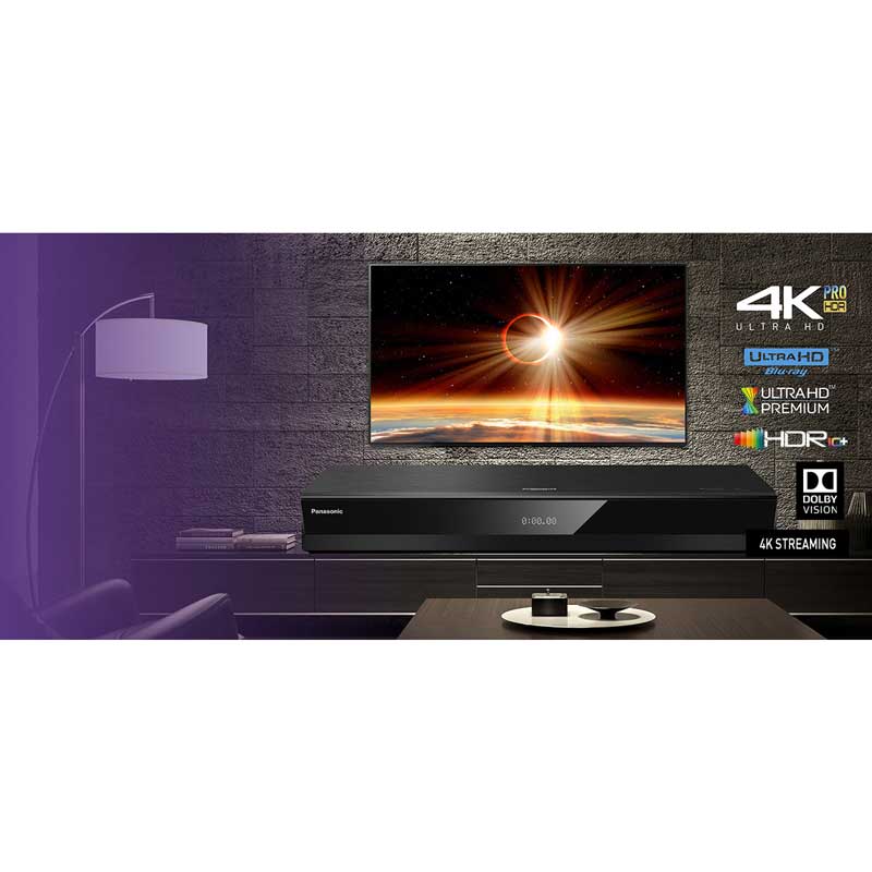 Panasonic 4K Streaming Blu-ray Player with Dobly Vision 7.1, Ultra HD  Premium Video Playback and Hi-Res Audio - DP-UB820P-K