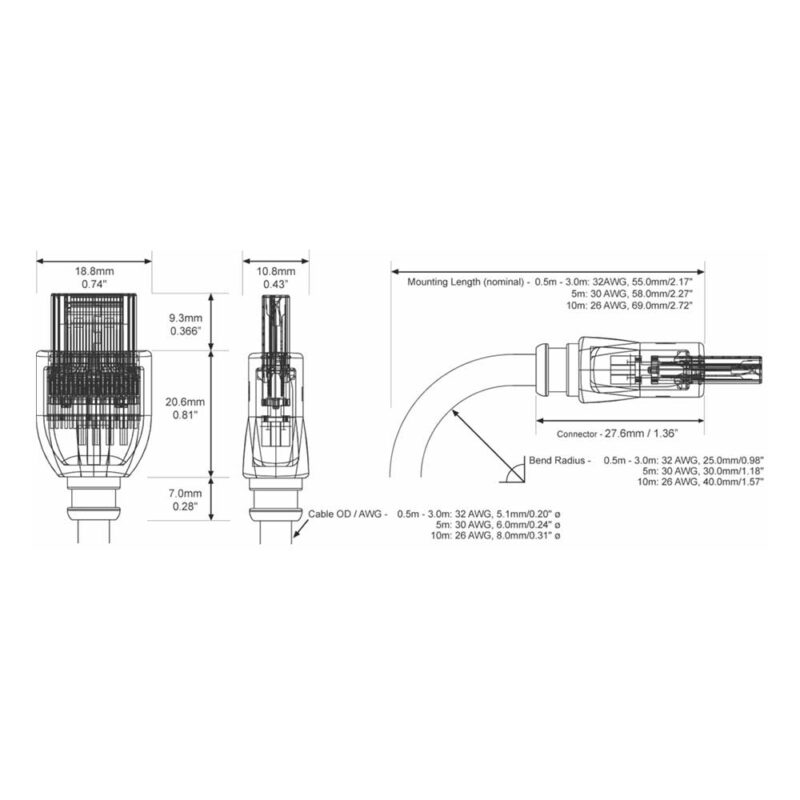 PROHD0050 0.5M HDMI PRO SERIES LEAD HIGH SPEED WITH ETHERNET KORDZ KORDZ PRO-HD0050 main image 0
