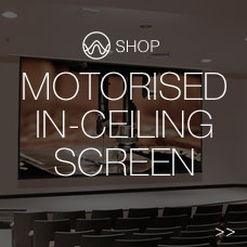 Motorised In-Ceiling Screens