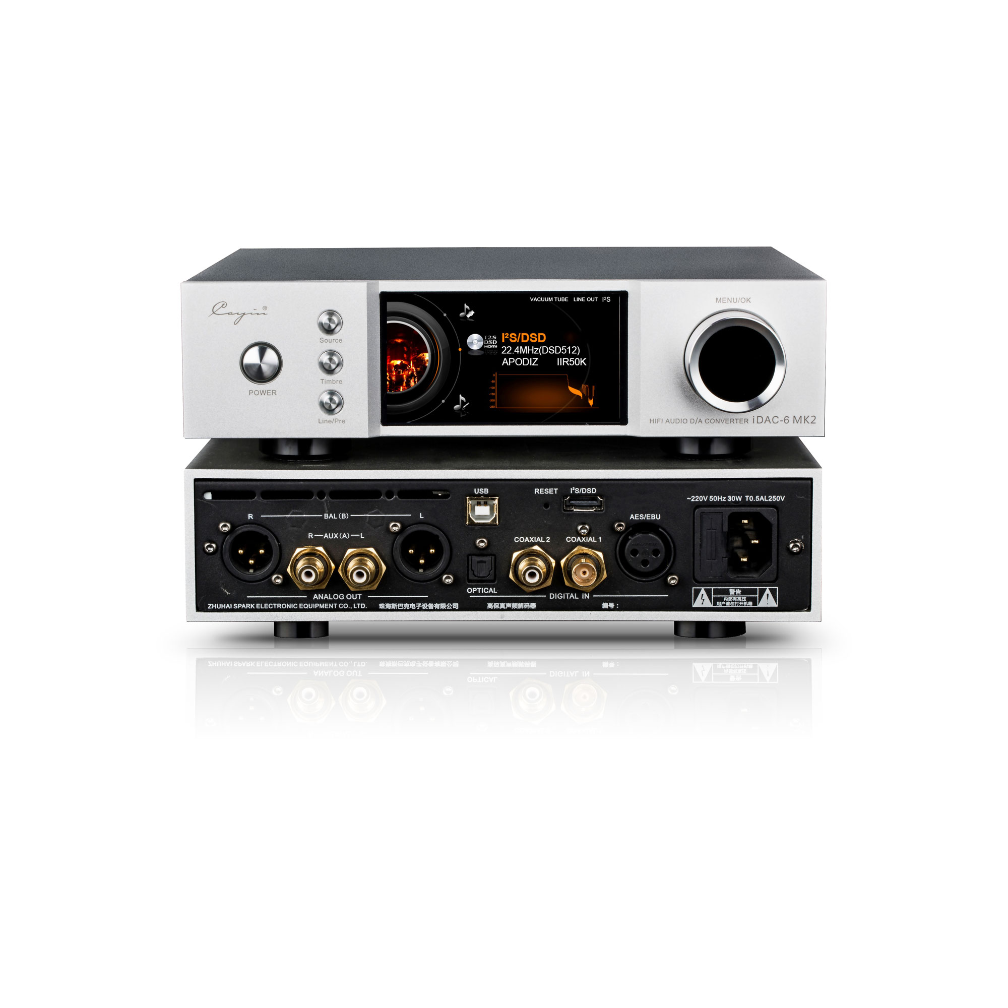 Rapallo | Cayin iDAC-6 MK2 32 bit / 768 kHz D / A Converter & DSD 512