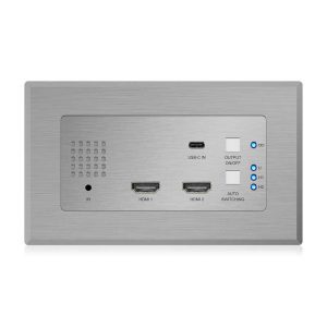 Rapallo | Blustream HEX31WP-TX 2 x HDMI & 1 x USB-C Wall Plate HDBaseT™ Transmitter