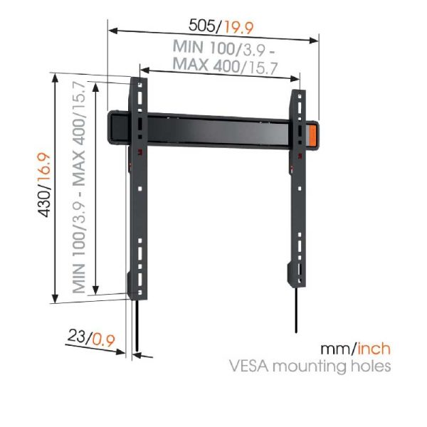Rapallo | Vogels WALL 3205 Fixed TV Wall Mount