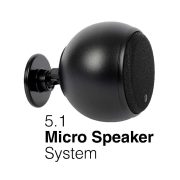 Rapallo | Gallo Acoustics Micro SE 5.1 Sphere Wall System