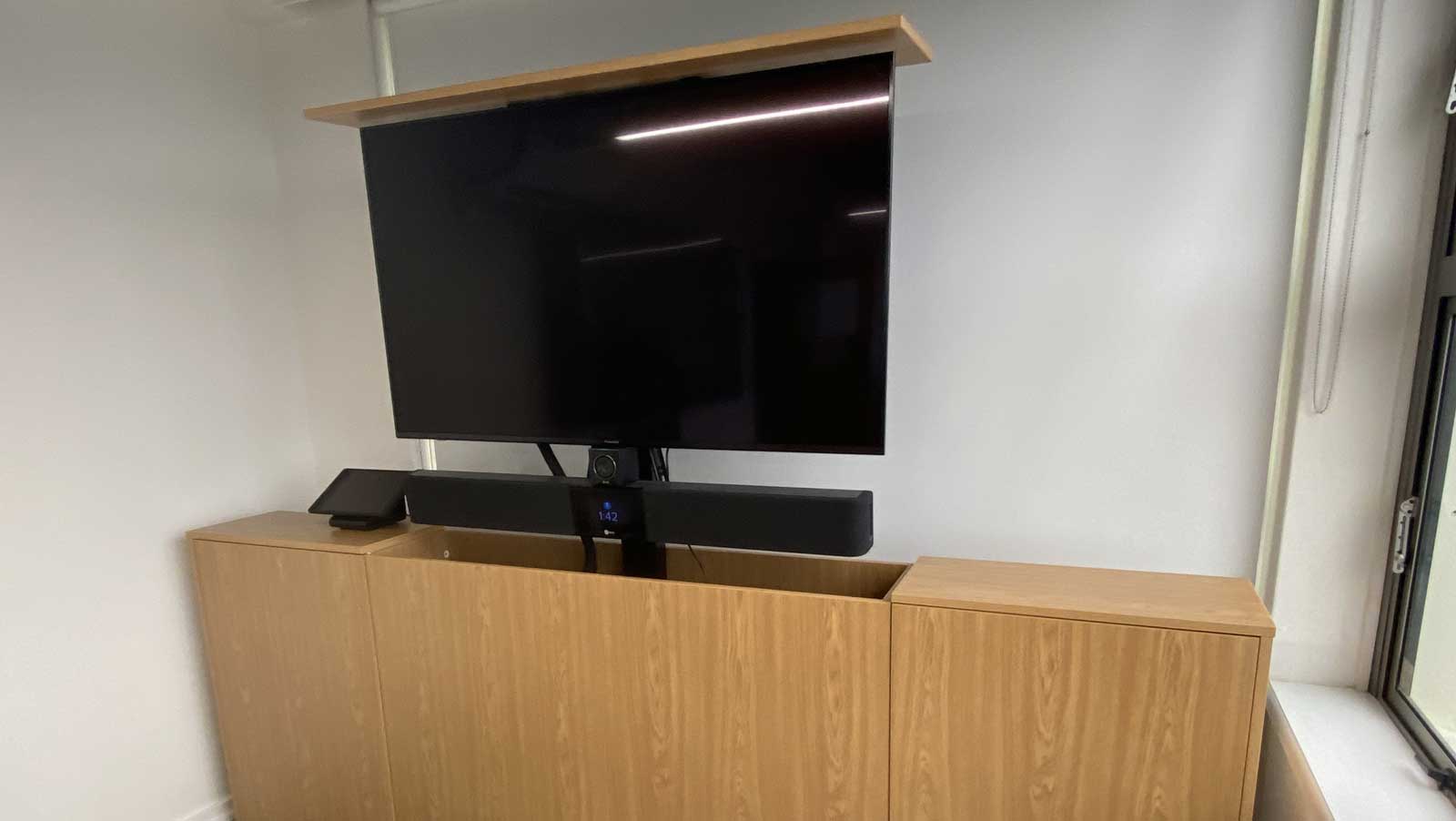 Video Conferencing Lift & Cabinet